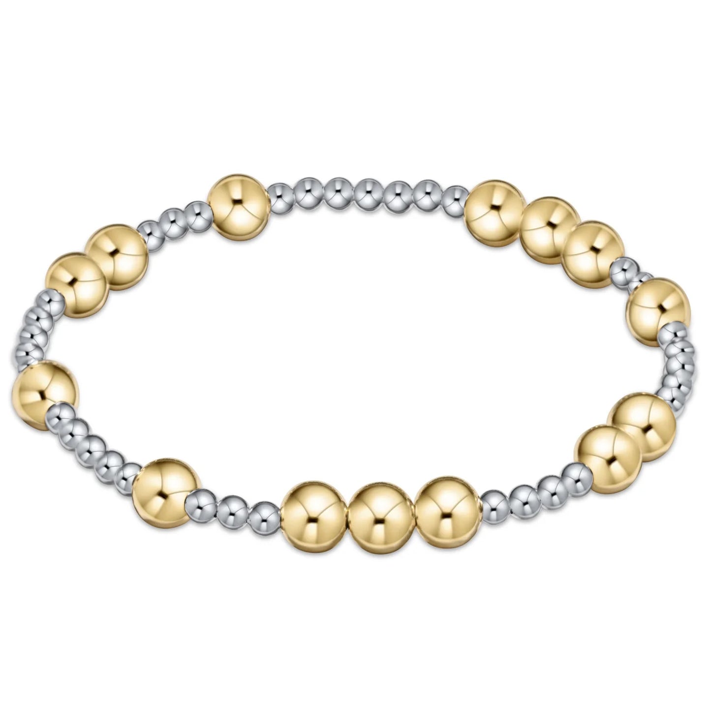 enewton | hope unwritten 6mm bead bracelet | mixed metal