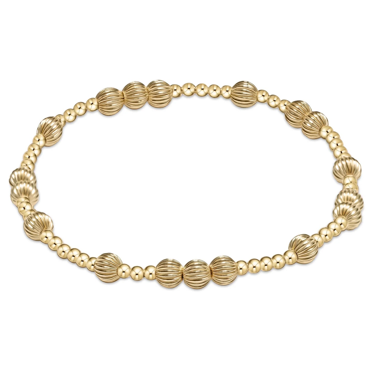 enewton | hope unwritten dignity 5mm bead bracelet | gold
