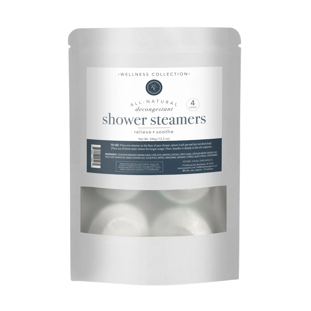 Rowe Casa Organics Shower Steamer | 4 count - IN STORE ONLY