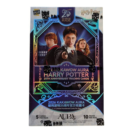 Trading Cards | KAK4 WOW | Harry Potter Aura 25th Anniversary Trading Cards | Hobby Box
