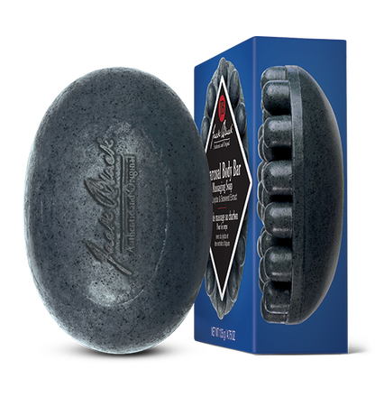 Jack Black | Charcoal Body Bar Massaging Soap | 4.75oz Bar