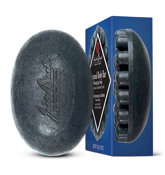 Jack Black | Charcoal Body Bar Massaging Soap | 4.75oz Bar