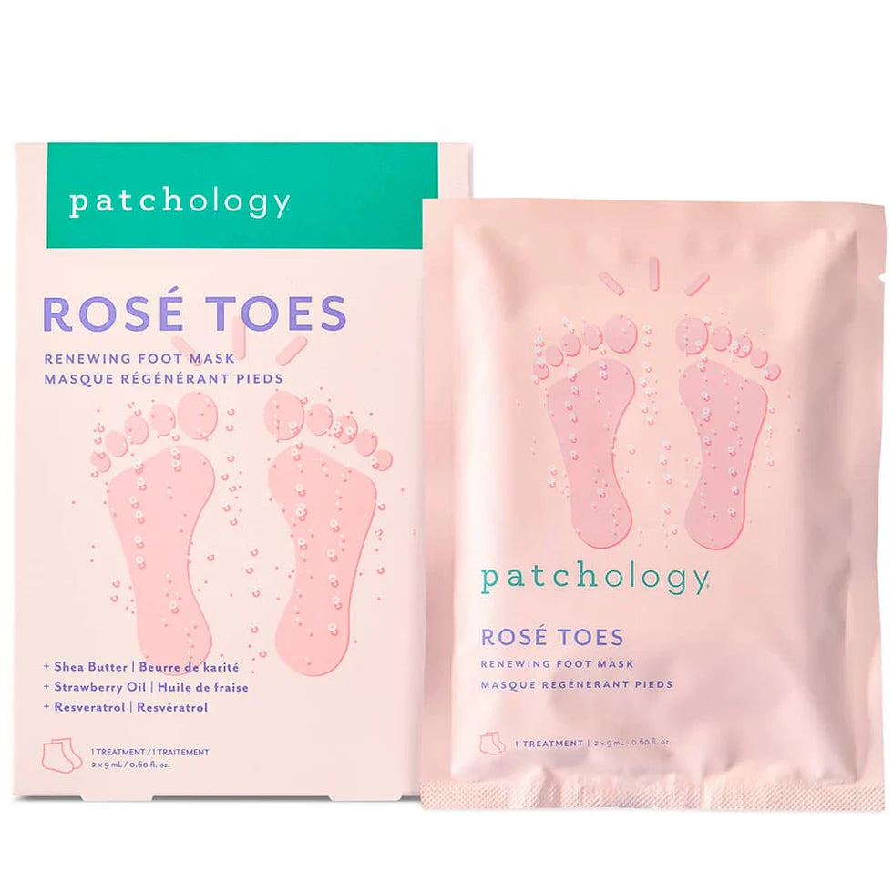 Patchology | Rose Toes Renewing Foot Mask | 1 Set