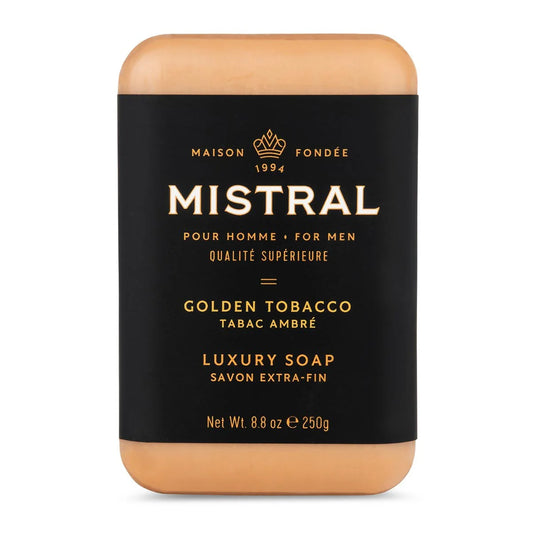 Mistral | Golden Tobacco Bar Soap | 8.8oz