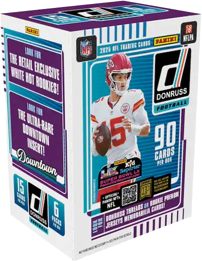 Trading Cards | Panini | 2025 Donruss Football NFL | All Box/Pack Sizes