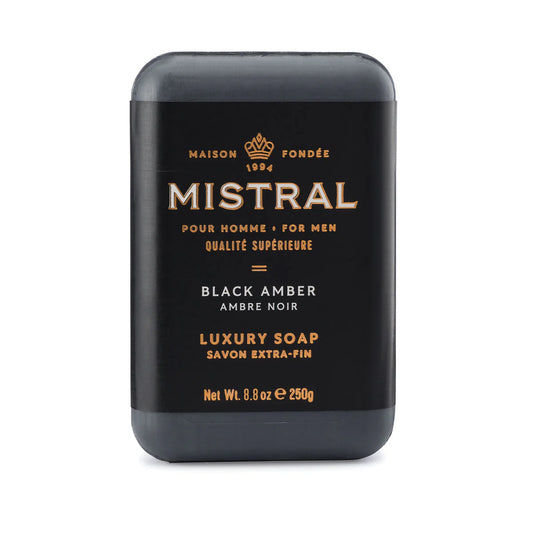 Mistral | Black Amber Bar Soap | 8.8oz