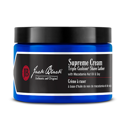 Jack Black | Supreme Cream Triple Cushion® Shave Lather | All Sizes