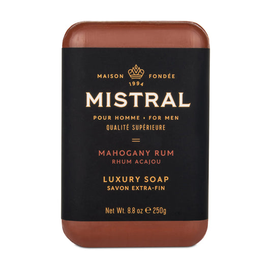 Mistral | Mahogany Rum Bar Soap | 8.8oz