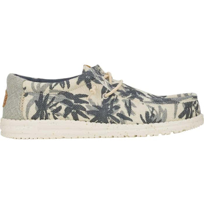 Hey Dudes Wally Palm Jute | Egret/Cloud Blue