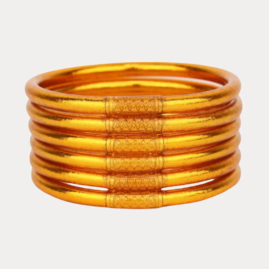 BuDhaGirl | Set of 6 All Weather Bangles | Spark