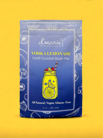 d'marie Craft Cocktail Slush Mix | Vodka Lemonade