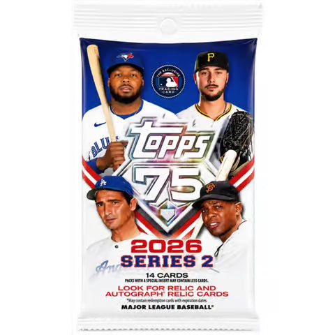 Trading Cards | Topps | 2026 Series 2 Baseball Single Pack | Retail Pack