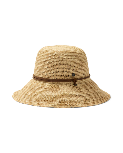 Hemlock Hats Bondi Packable Raffia Bucket | Natural