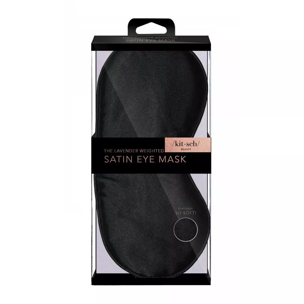 Kitsch | The Lavender Weighted Satin Eye Mask