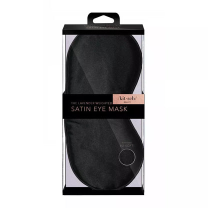 Kitsch | The Lavender Weighted Satin Eye Mask