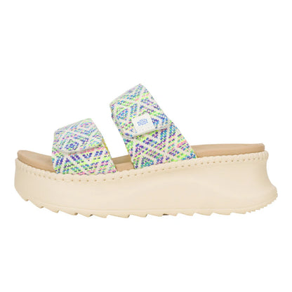 Hey Dudes Delray Slide Surf Baja | Blue/Multi