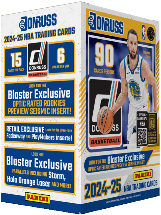 Trading Cards | Panini | 2024-25 NBA Donruss Basketball | All Box/Pack Sizes
