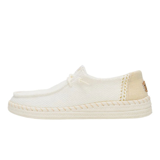Hey Dudes Wendy Espadrille Woven | White