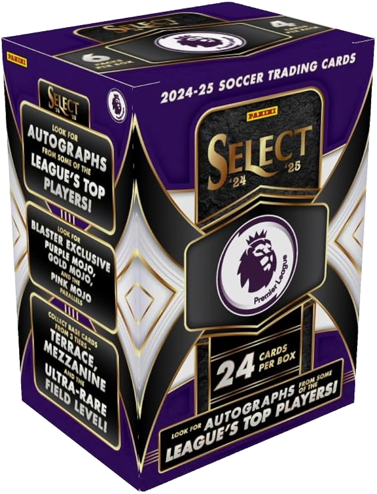 Trading Cards | Panini | 2024-2025 Select Premier League | Booster & Mega Box