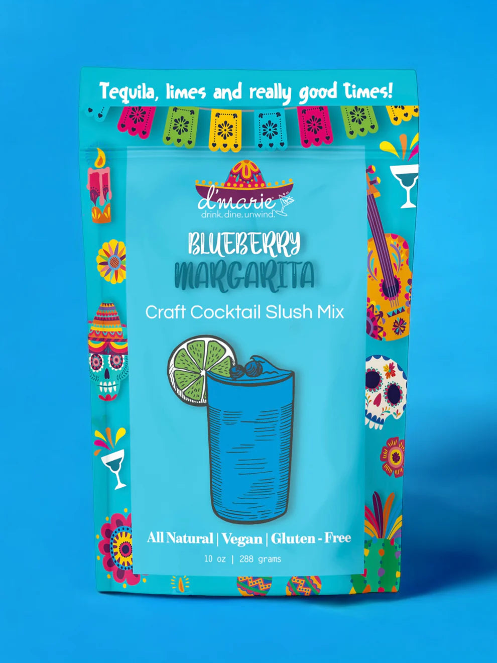 d'marie Craft Cocktail Slush Mix | Margarita Mixes