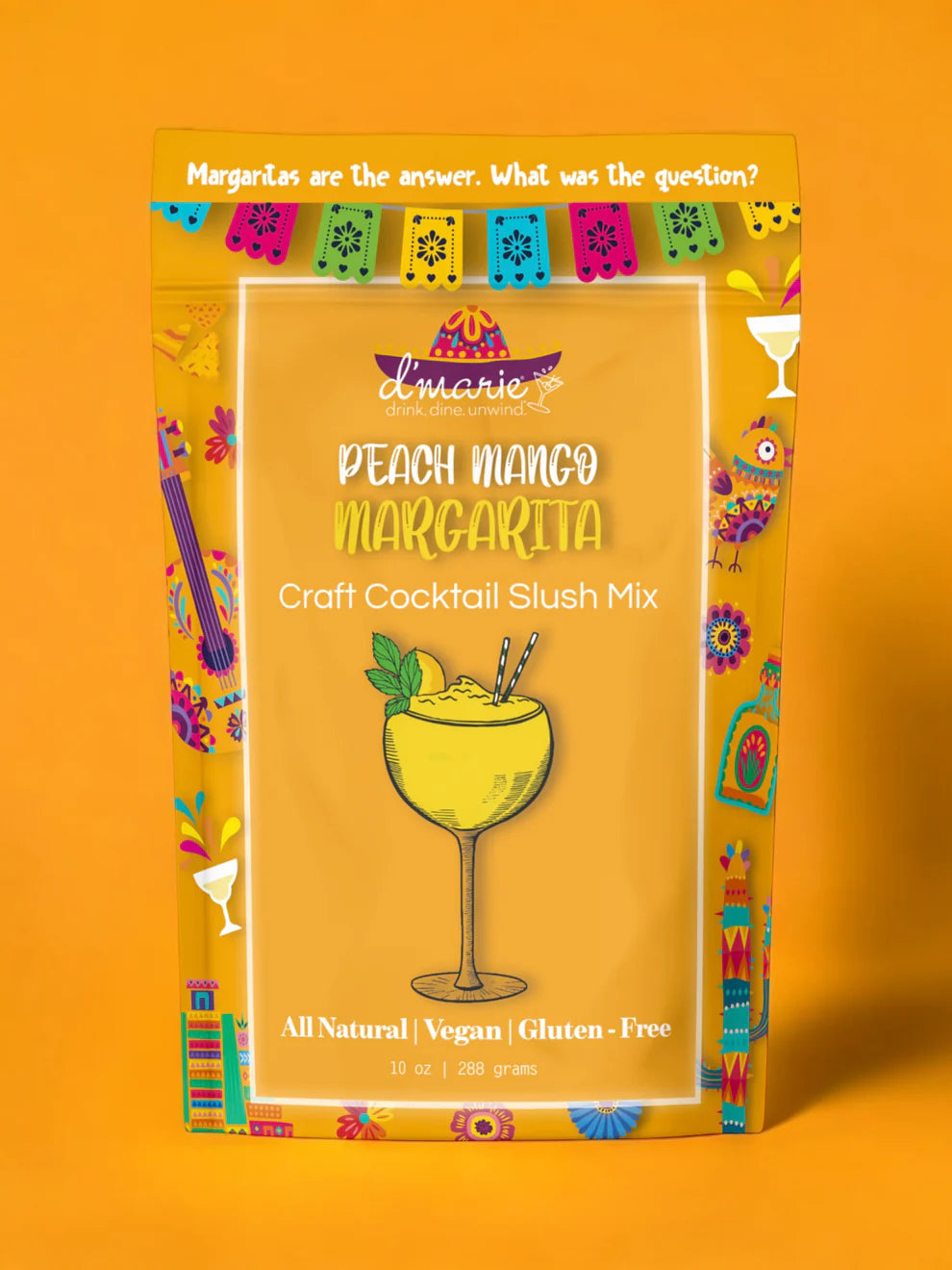 d'marie Craft Cocktail Slush Mix | Margarita Mixes