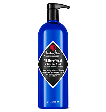 Jack Black | All-Over Wash for Face, Hair & Body | All Sizes