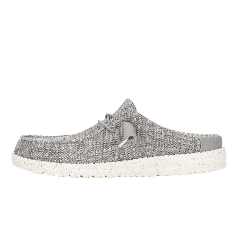 Hey Dudes Wally Slip Stretch Sox | Granite Grey