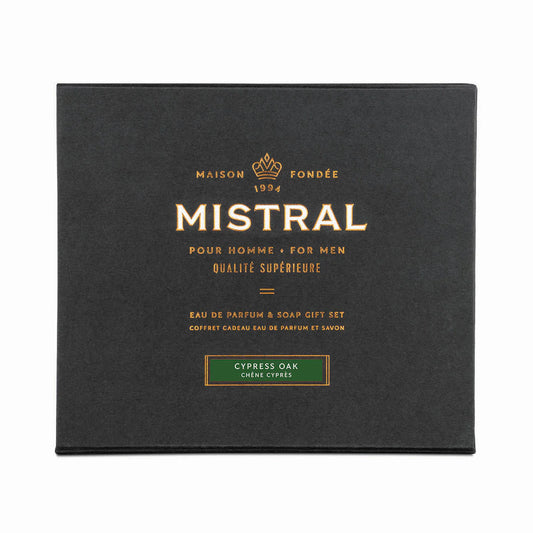 Mistral | Cypress Oak Eau de Parfum & Bar Soap | Gift Set