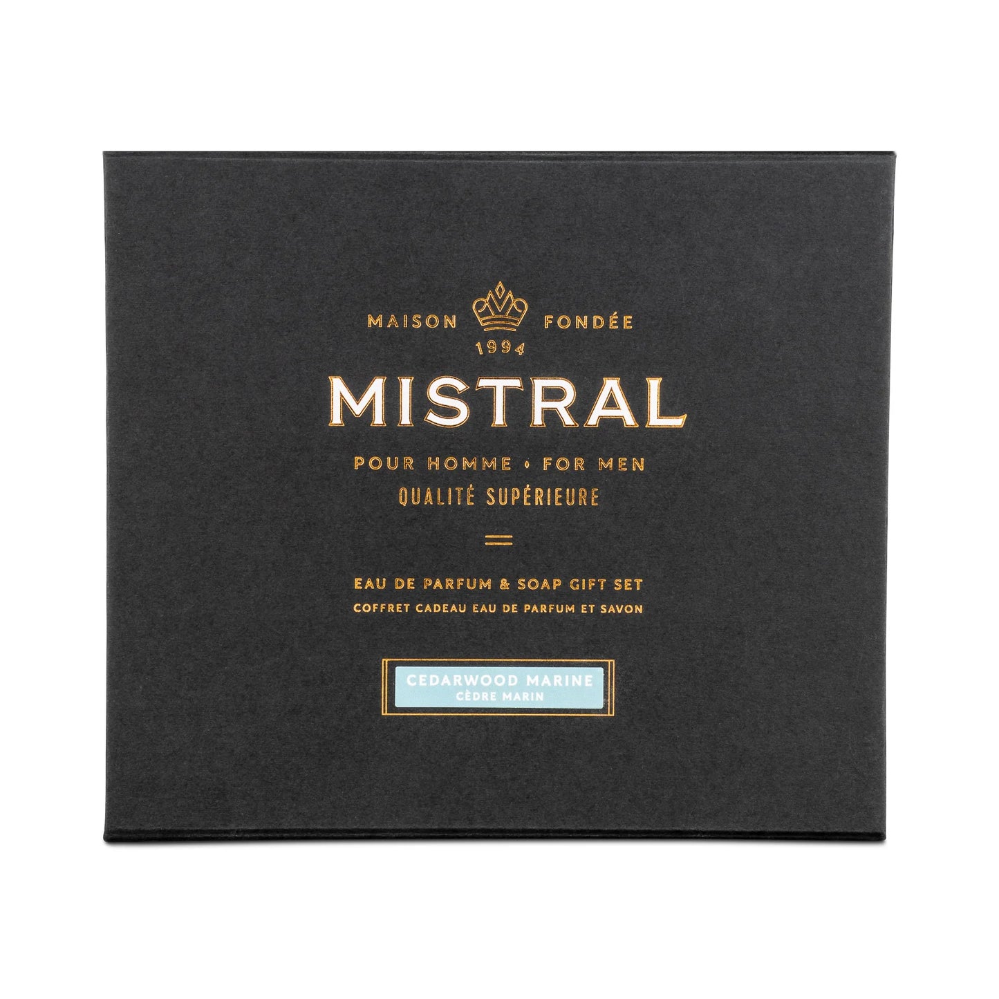 Mistral | Cedarwood Marine Eau de Parfum & Bar Soap | Gift Set