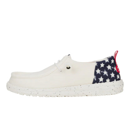 Hey Dudes Wendy Funk Americana Stars | White/Navy Blazer