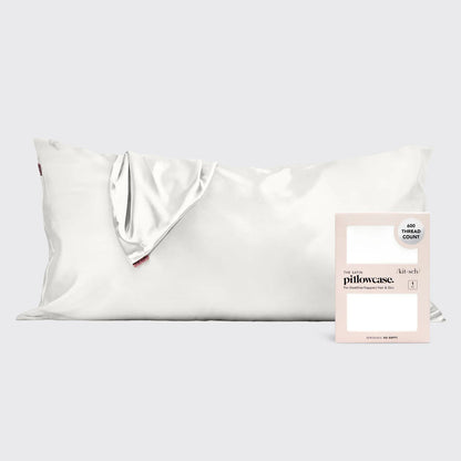 Kitsch | Satin Pillowcase in Ivory | King