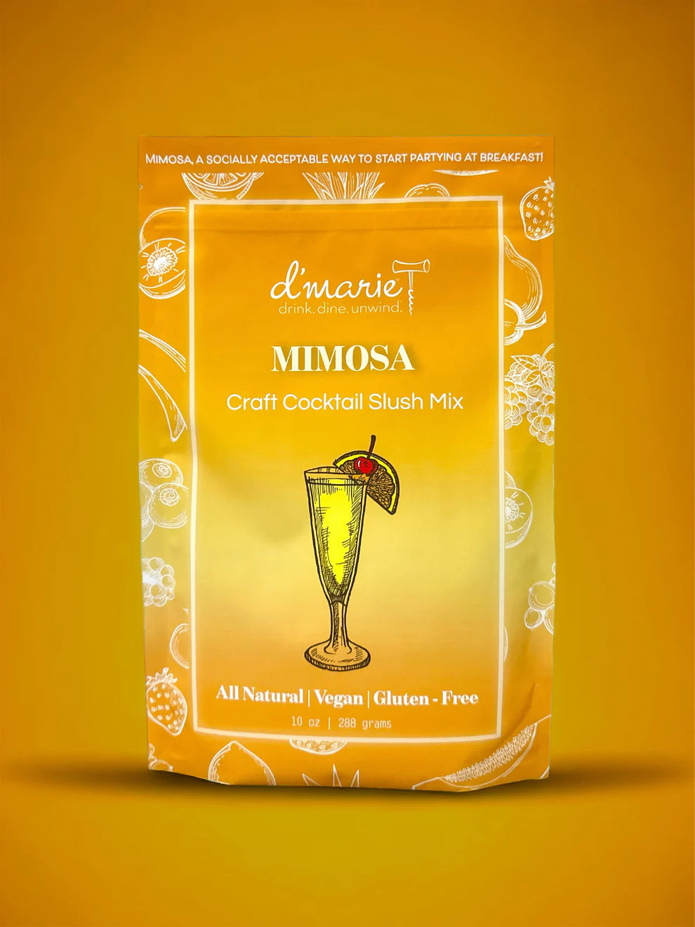 d'marie Craft Cocktail Slush Mix | Mimosa