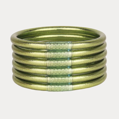 BuDhaGirl | Set of 6 All Weather Bangles | Limon