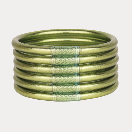 BuDhaGirl | Set of 6 All Weather Bangles | Limon