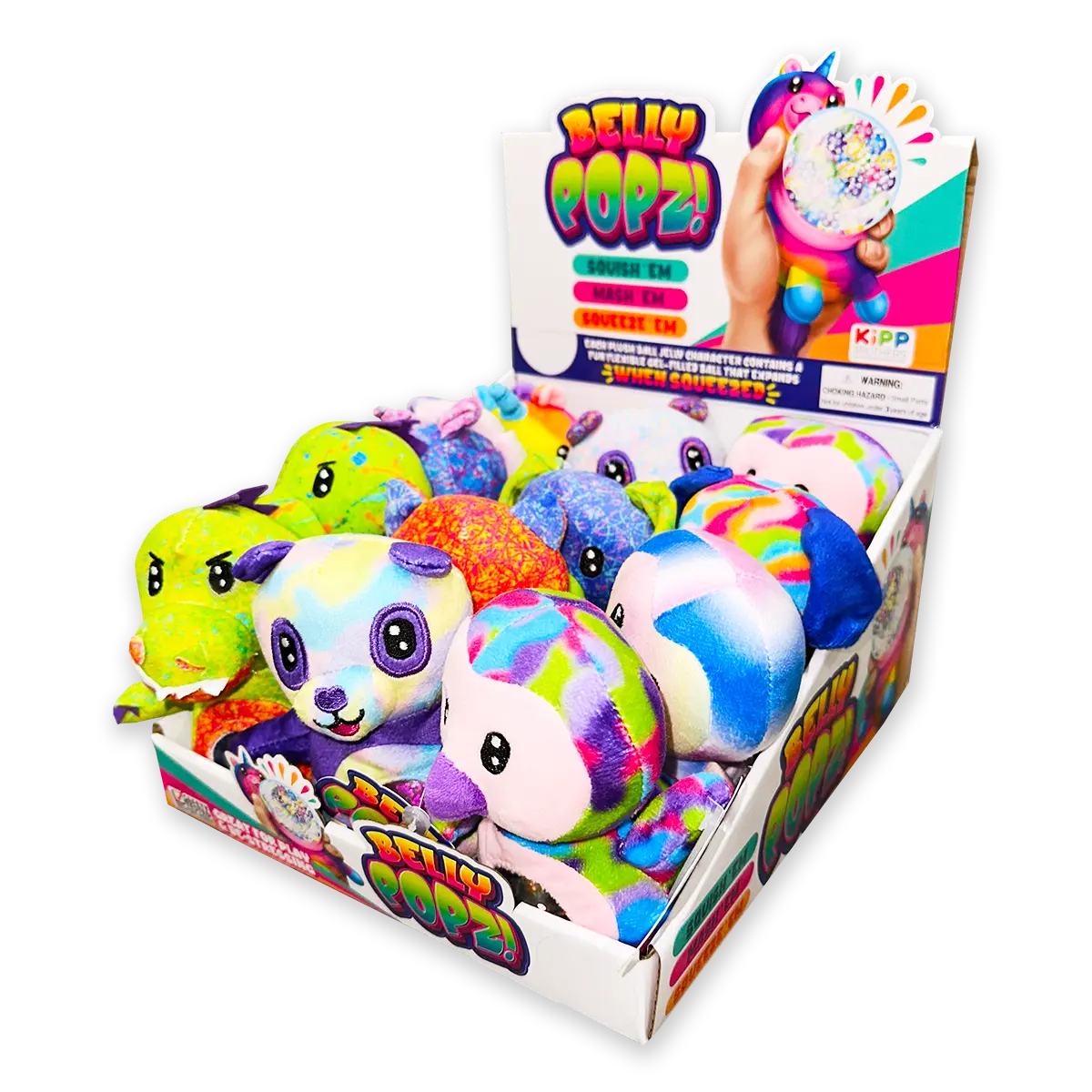 Belly Popz Plush Squeeze Toy - Blind Pull