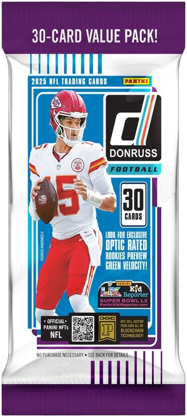 Trading Cards | Panini | 2025 Donruss Football NFL | All Box/Pack Sizes