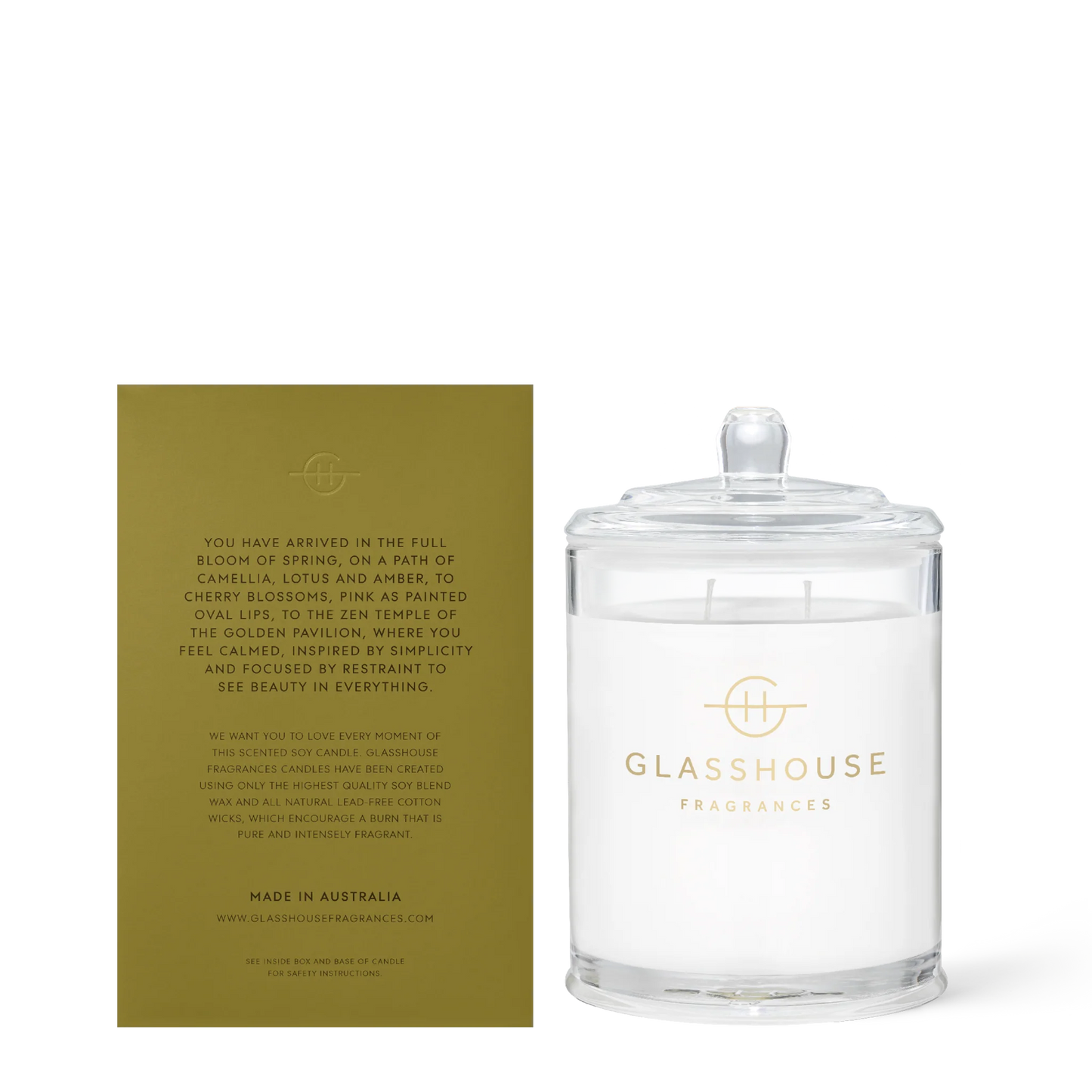 Glasshouse Fragrances Kyoto in Bloom Candle