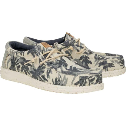 Hey Dudes Wally Palm Jute | Egret/Cloud Blue