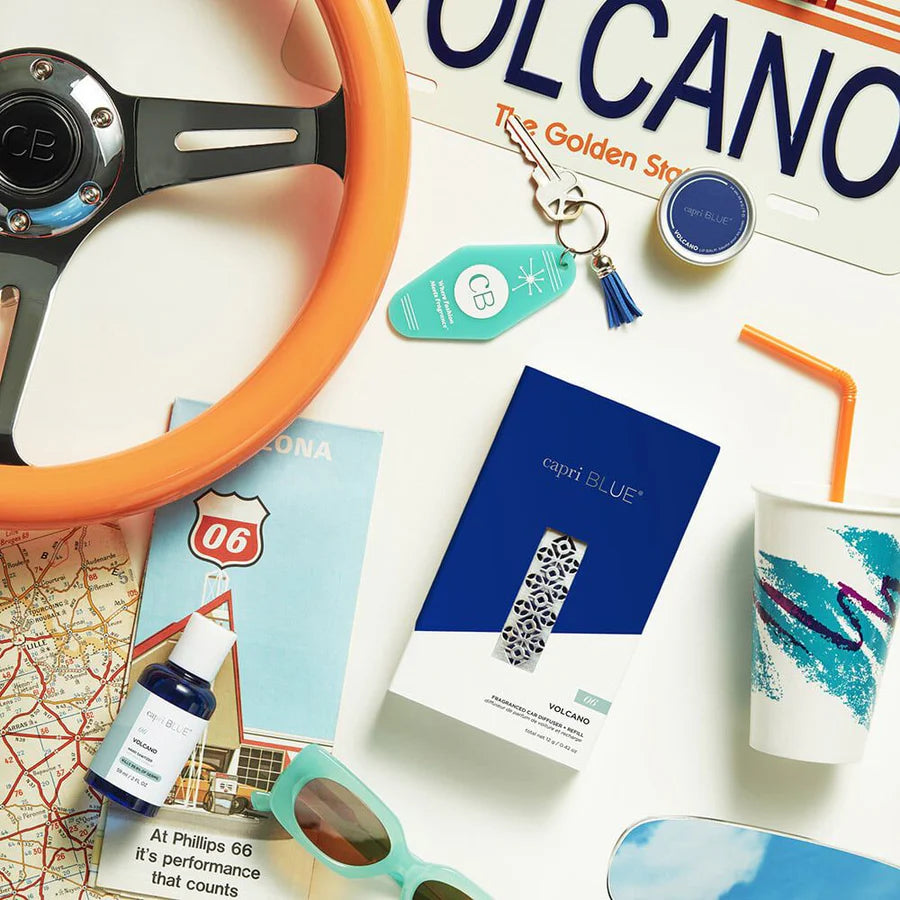 Capri Blue | Volcano Car Diffuser + Refill | 4 Reeds