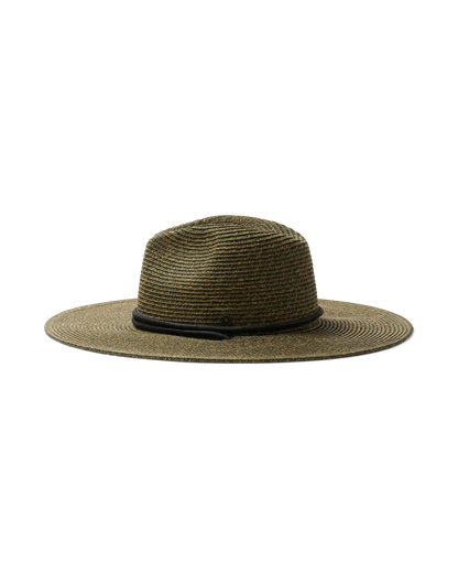 Hemlock Hats Seaside Packable Fedora | Black & Bronze