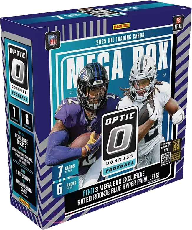 Trading Cards | Panini | 2025 NFL Optic Donruss Football | All Box Sizes