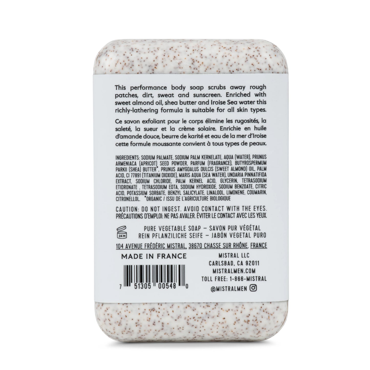 Mistral | Exfoliating Body Soap | 8.8oz