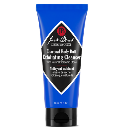Jack Black | Charcoal Body Buff Exfoliating Cleanser | 3oz Tube
