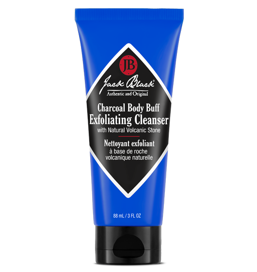 Jack Black | Charcoal Body Buff Exfoliating Cleanser | 3oz Tube