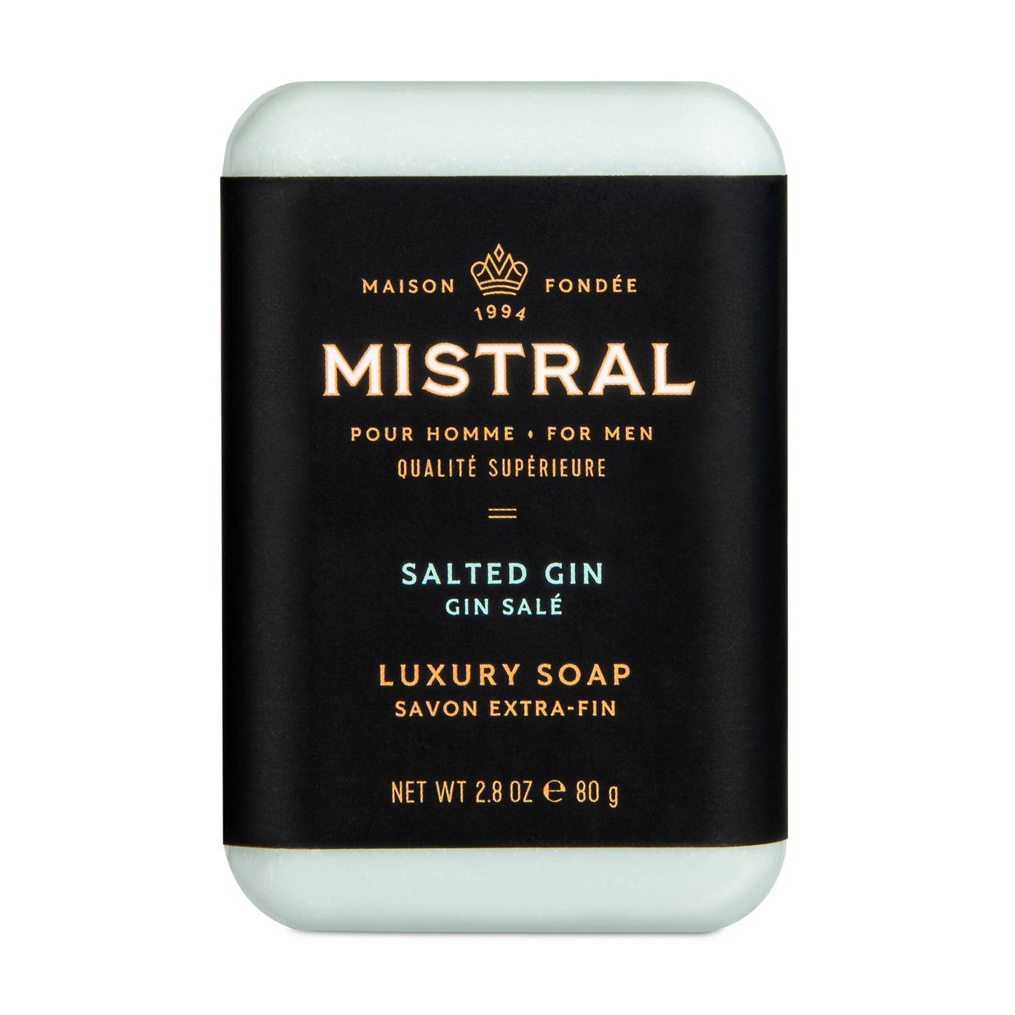 Mistral | Salted Gin Bar Soap | All Sizes