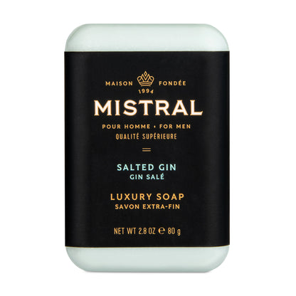 Mistral | Salted Gin Bar Soap | All Sizes