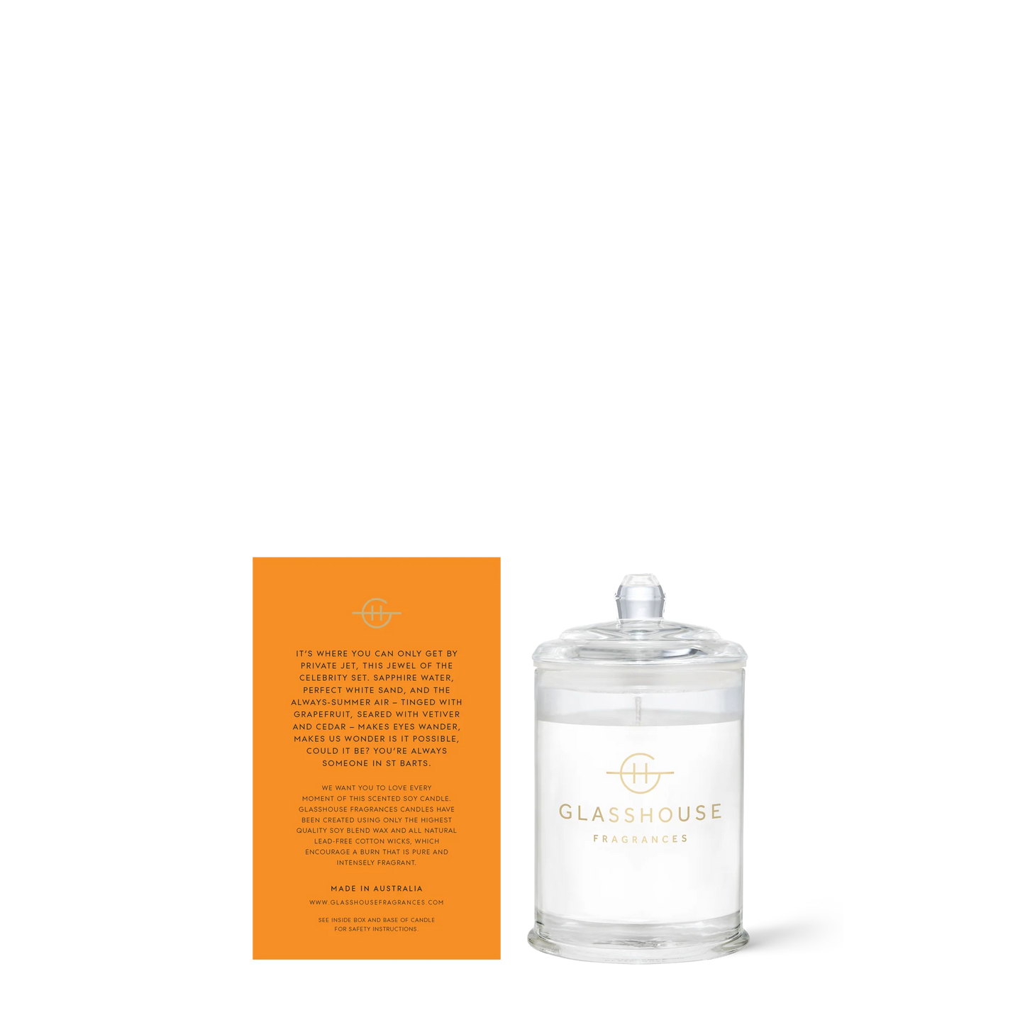 Glasshouse Fragrances | St Barts Bronze | Candle