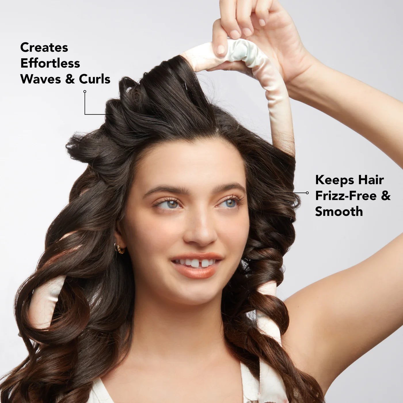 Kitsch | Sunset Tie Dye Satin Heatless Curling Set
