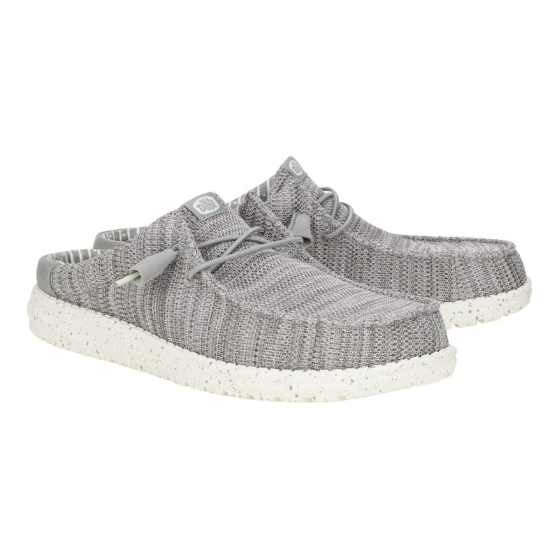 Hey Dudes Wally Slip Stretch Sox | Granite Grey