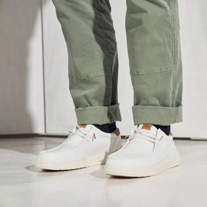 Hey Dudes Paul Canvas | White